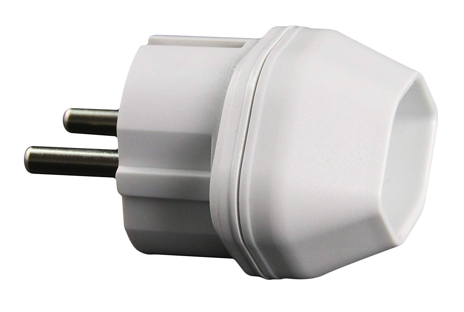 INDIPC 5002821 Adapter with French Male/Swiss Female Plugs White - Image 2