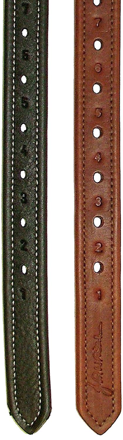 John Whitaker STLE Stirrup Leather - 2 Black, 58 inch/145cm