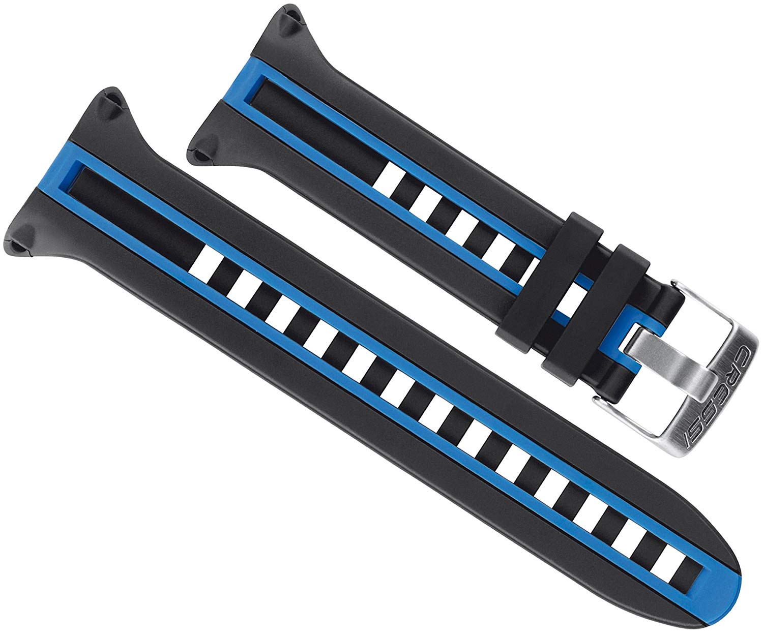 Cressi Strap for Leonardo Scuba Diving Computer Italian Quality Since 1946, Black / Blue, standard size
