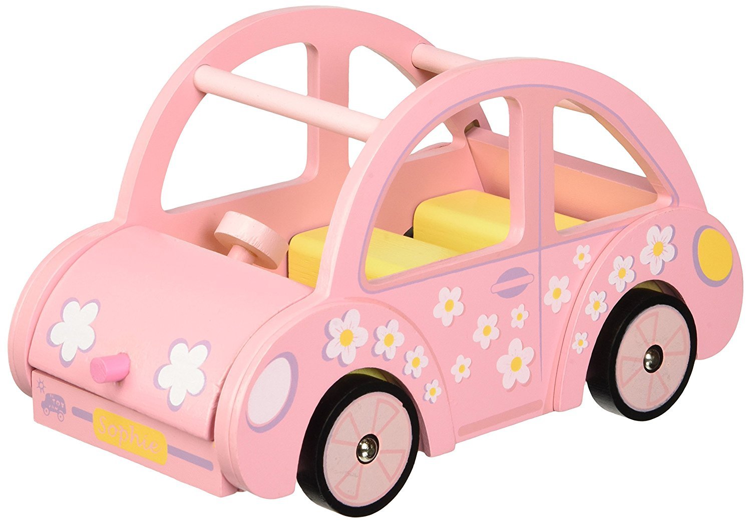 Le Toy Van - Wooden Daisylane Sophie's Car Accessories Play Set For Dolls Houses, Pink, 2 years - Image 4
