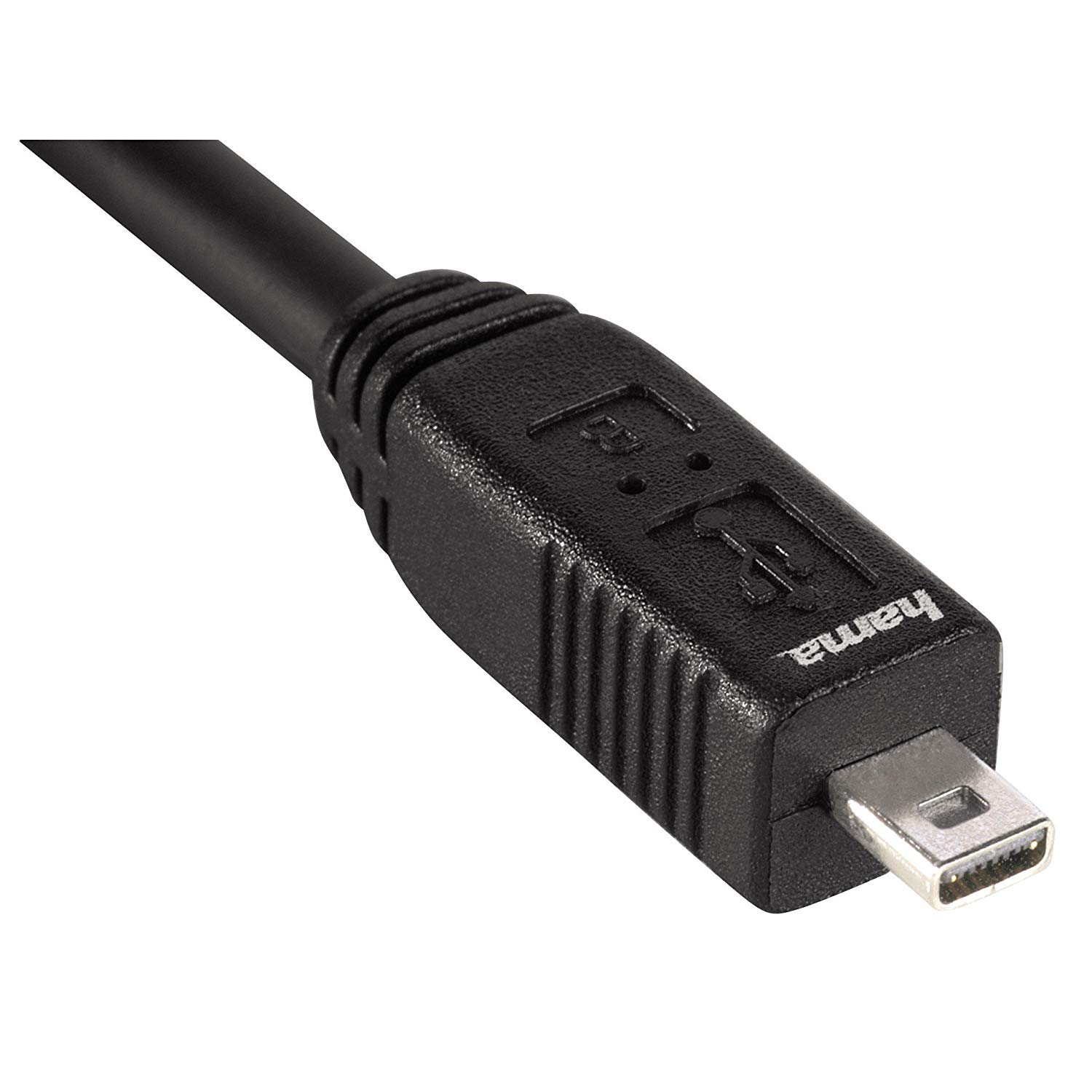 Hama 1.8m USB-A to Mini USB-B Cable - Image 2