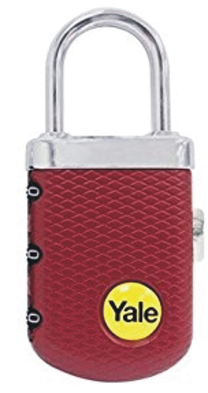 Yale - YP3/31/123/1B Gem Padlock - Burgundy