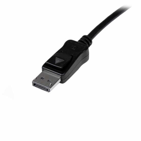 StarTech 50 ft DisplayPort Cable with Latches - Active - 2560 × 1600 - DPCP & HDCP - Male to Male DP Video Monitor Cable (DISPL15MA), 50 ft/15 m (active) , Black - Image 2