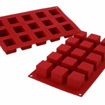 silikomart Silicone Mould No. 15 Cubes, Small, Terracotta, SF105/C