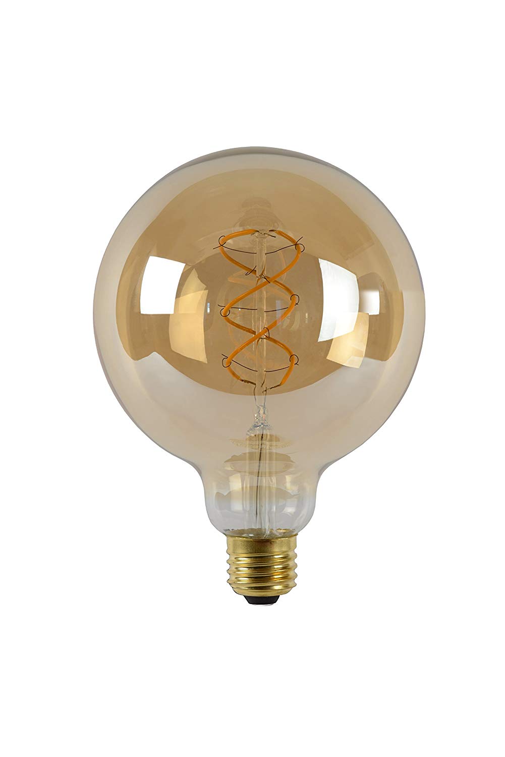 Lucide LED Bulb - Filament Bulb - diameter 12,5 cm - LED Dim. - 1x5W 2200K - Amber, 1 Stück (1er Pack) - Image 2
