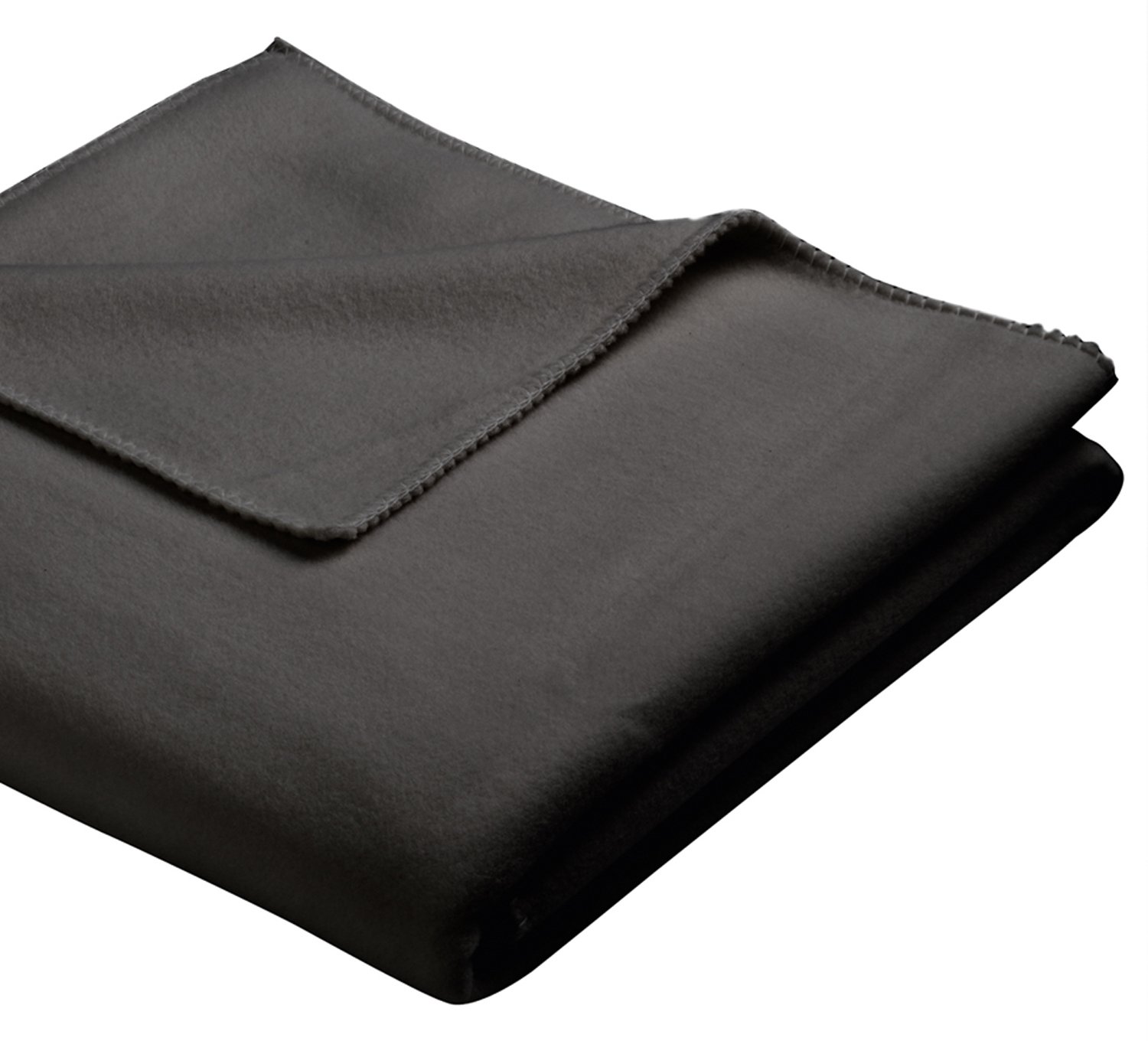 Biederlack Throw, Synthetic, Anthracite Plain, Single, 49 x 37 x 12 cm - Image 4