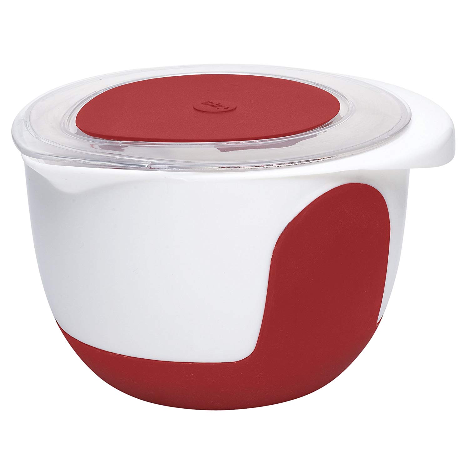 Emsa 508018 Bake Calibrated Plastic Mixing Bowl With Lid, 2.0 Litres 