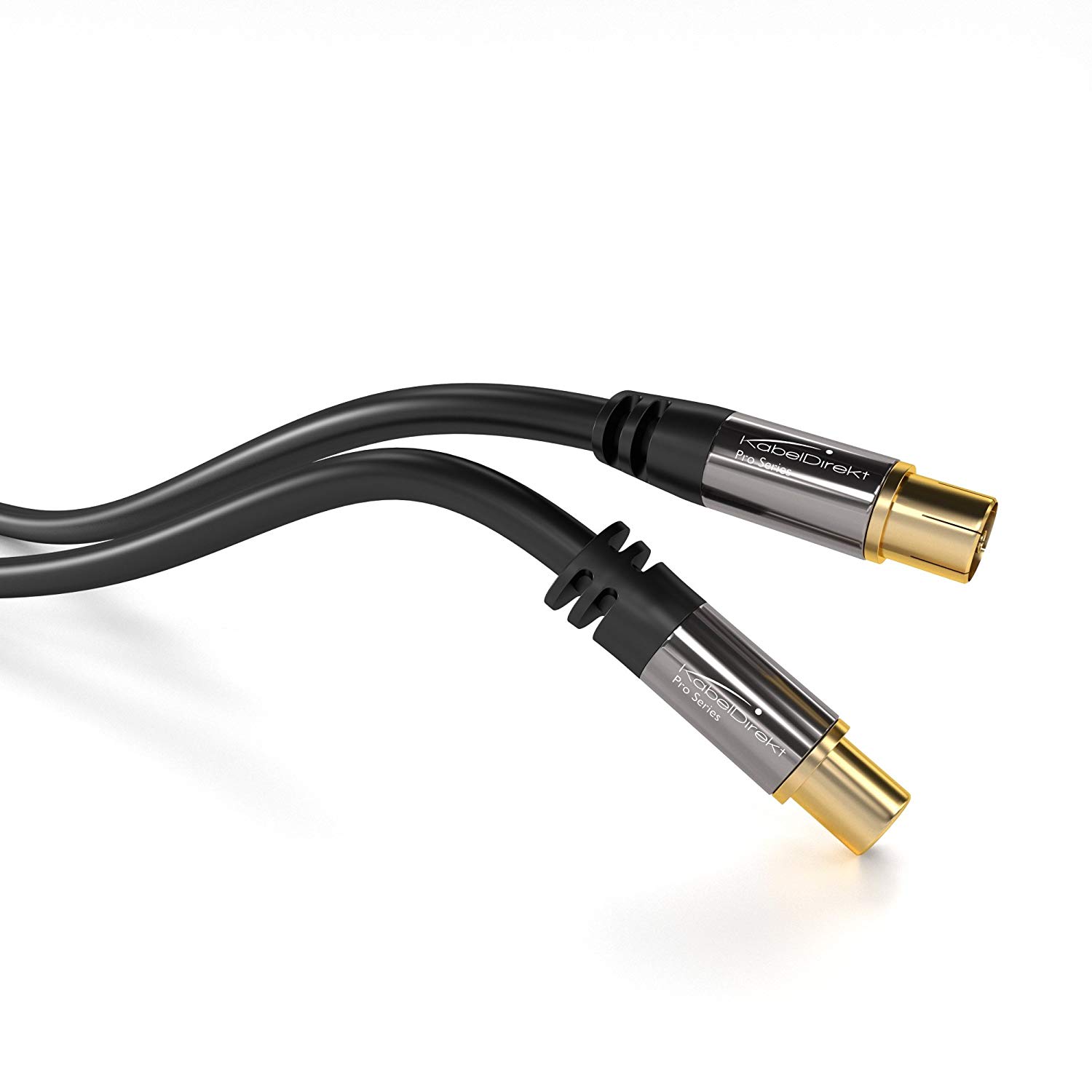 KabelDirekt, 4K TV Aerial Cable, Coaxial Cable, 20m, For Digital & Analogue TV, Metal Connectors - Image 4