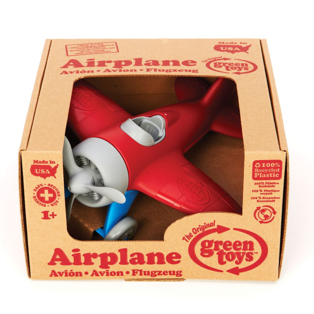Green Toys Airplane, Red, AIRR-1026, One Size - Image 4