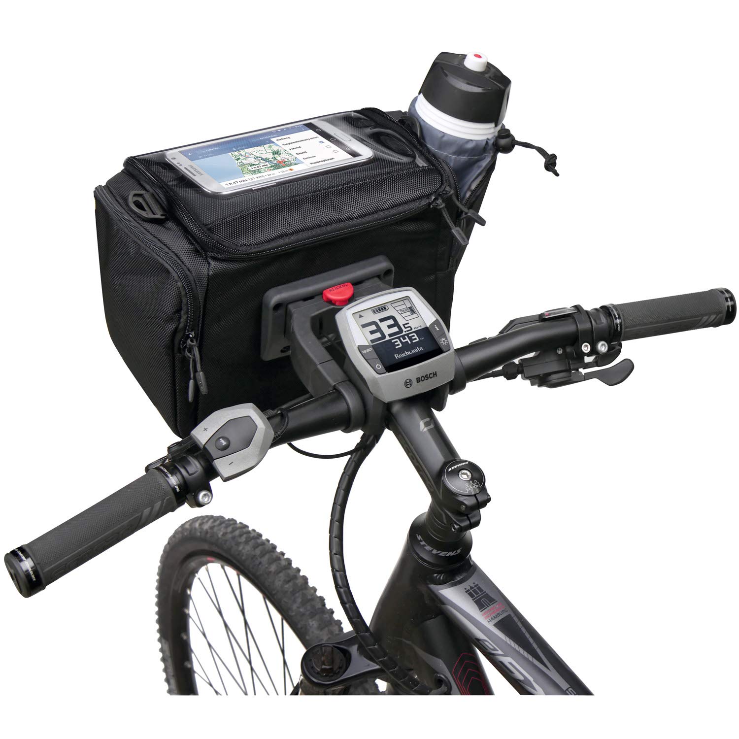 Rixen & Kaul Unisex Rixen Kaul Handlebar Adapter E Bracket Black, Black, One Size Ohne Schloss UK - Image 4
