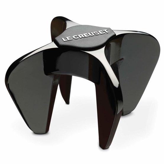 LE CREUSET Champagne and Sparkling Wine Bottle Opener, Screw-Top Cork Remover, Champagne Star, Model SW-100, Black NickeLitre, 59995016000625 - Image 2