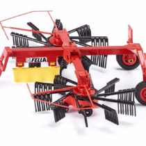 siku 2451, Fella Whirl Rake, 1:32, Metal/Plastic, Red, Movable and foldable rotors
