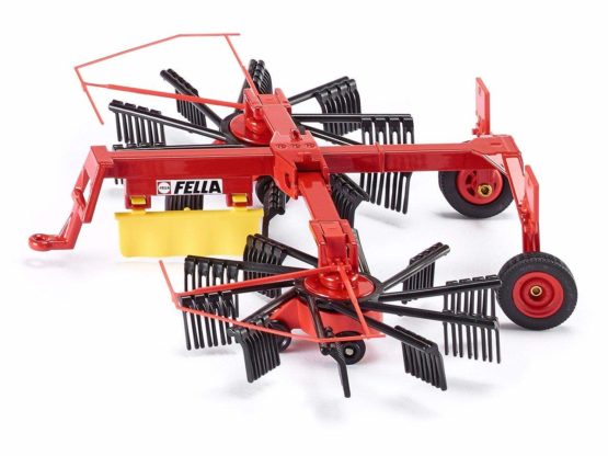 siku 2451, Fella Whirl Rake, 1:32, Metal/Plastic, Red, Movable and foldable rotors