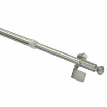 Gardinia Bar Ø 8/10 50-80, Metal, Rostfritt stålutseende (Kula), 50-80 cm