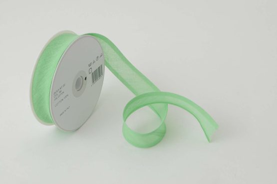 Inastri 25/5/5 mm Cotton Bias Binding, Apple Green - Image 2