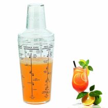 Westmark Cocktail Shaker With 5 Printed Cocktail Recipes, Volume: 0.5 L, Plastic, Casablanca, Transparent, 62892260
