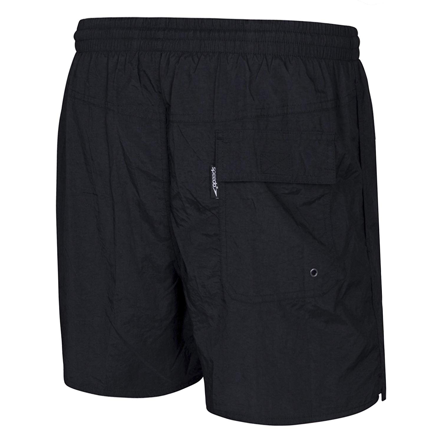 Speedo Men's Solid Leisure Watershorts - Black, Medium/16-Inch