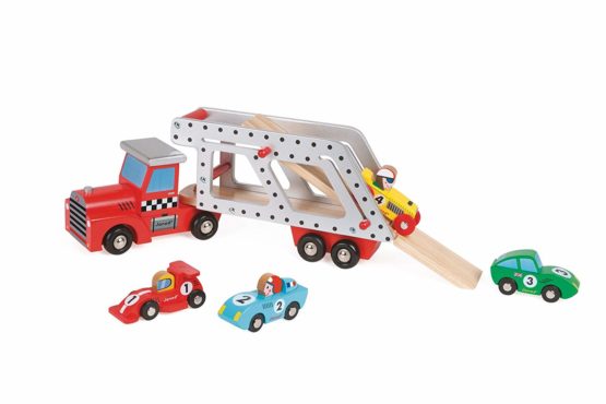 Janod F1 Racing Cars Lorry - Image 2