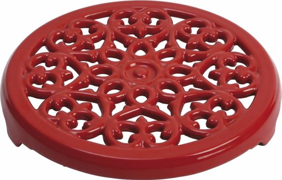 Staub 1601006 Lily Trivet, 23 cm, Cherry