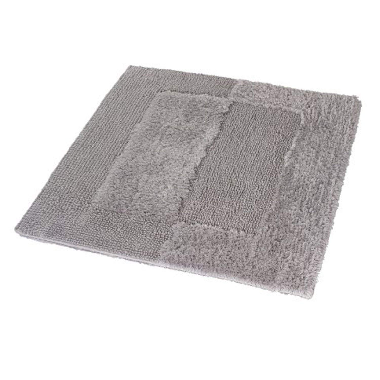 Kleine Wolke “Havanna” Bath rug, 55 x 65 cm, Silver-Grey – BigaMart