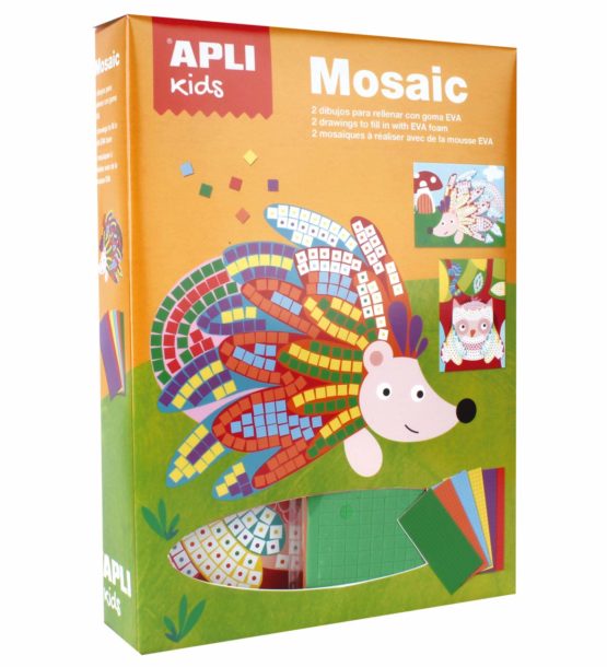 APLI Apli14289 Animals Eva Foam Mosaic Box Kit (2-Piece)