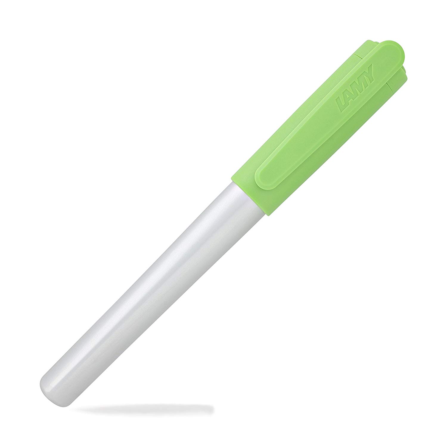 LAMY nexx lime, Fountain Pen with slip-proof grip & polished steel nib in size M, triangular aluminum body - Image 3