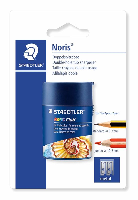 Staedtler 512002BKD Noris Club Double Pencil Sharpener