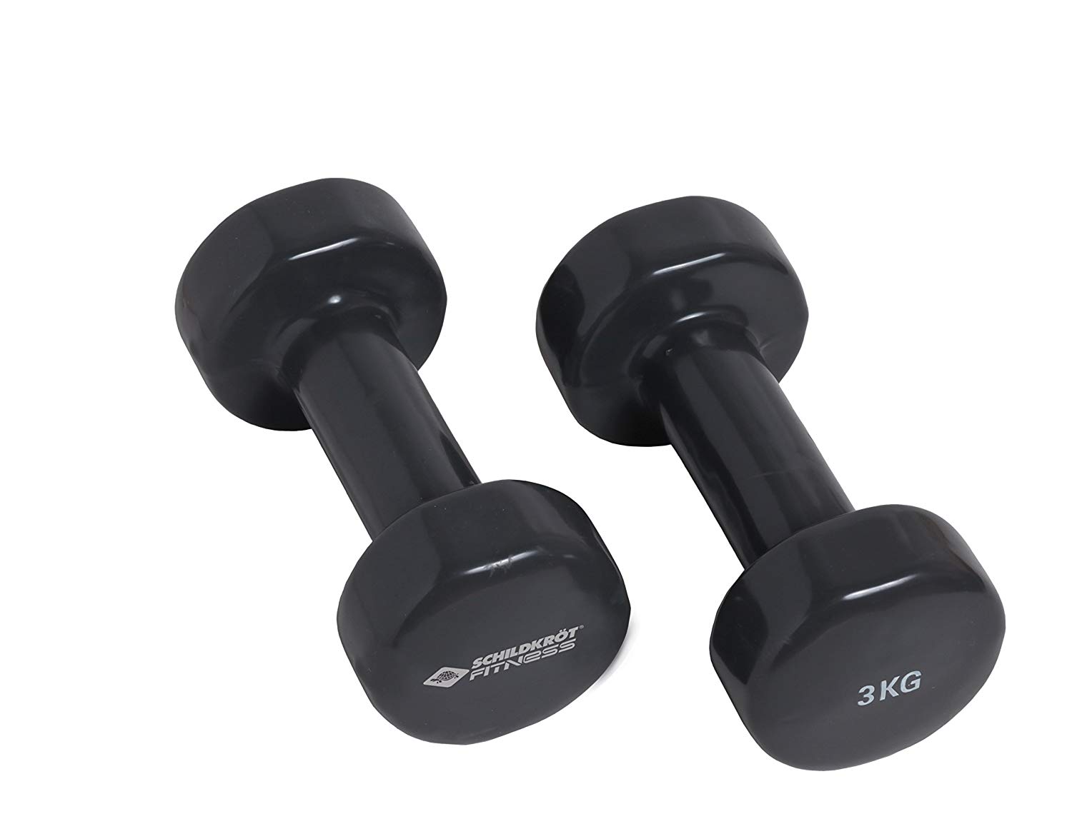 Schildkröt Fitness Vinyl Dumbbell Set, 2 x 1.0 kg, Green, 960005, 2 x 0.5 kg, 2 x 0.5kg, Green