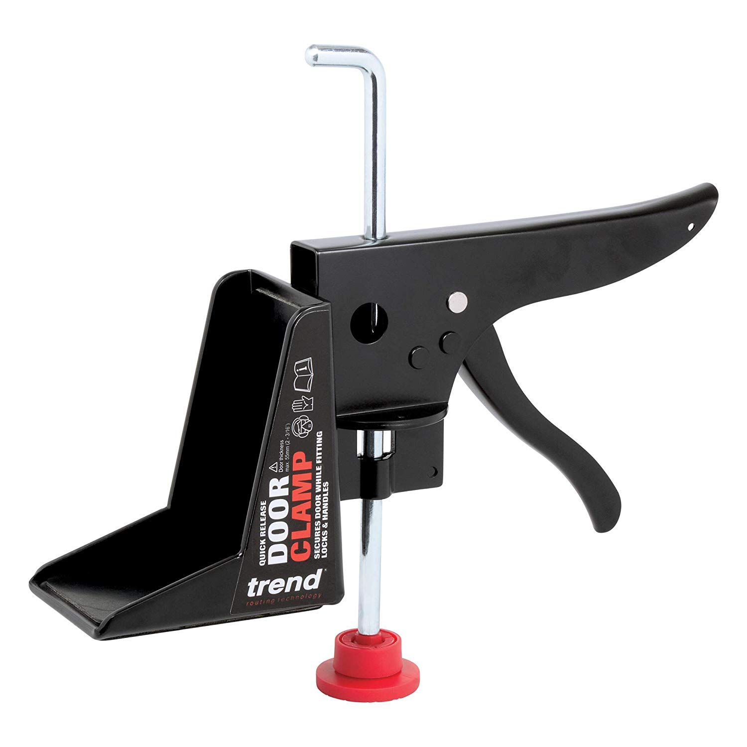 Trend Quick Release Door Clamp Stand, Efficient Door Installation & Maintenance, D/CLAMP/A, Black, 55mm