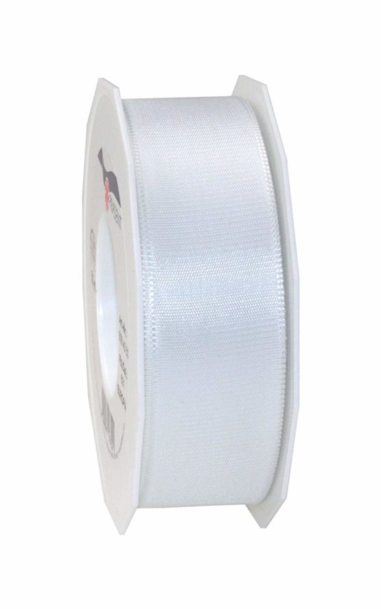 Präsent C.E. 40 mm - 50 m Pattberg Ribbon Europa Basic Tafetta, White