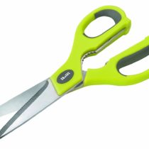 IBILI Kitchen scissors Clásica, Stainless Steel, Silver/Green, 22 x 6 x 2 cm