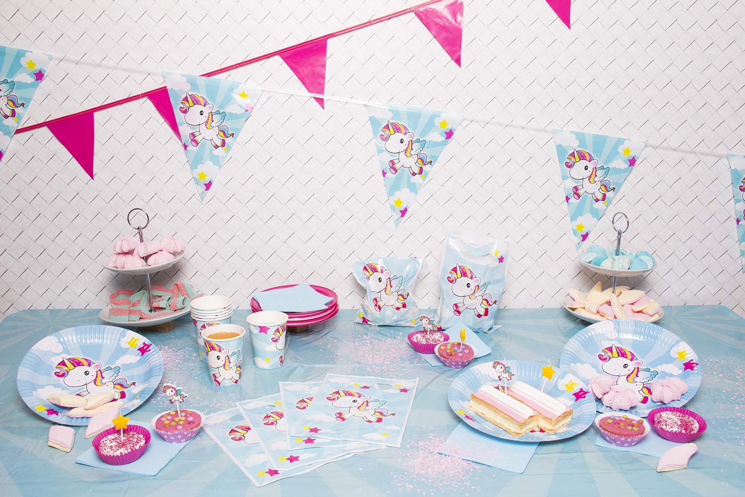 Folat Balloons with Unicorn - 8 pieces, Multicoloured, 30 cm - Image 2