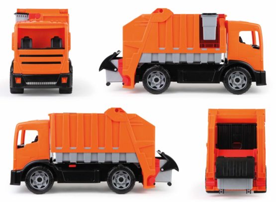 Lena 02166 - Strong Giant Garbage Truck, Orange Gray, about 72 cm - Image 3