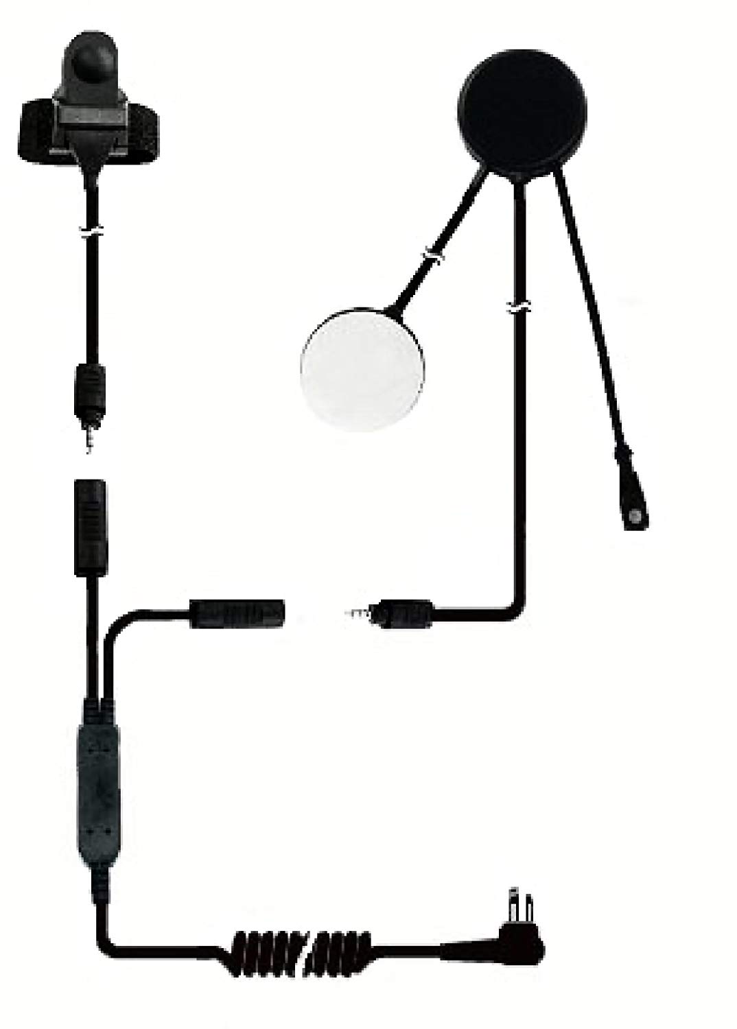 MITEX OPEN FACE BIKE KIT FOR OPEN / FLIP CRASH HELMETS FOR ALL MITEX RADIOS