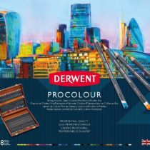Derwent Procolour Colouring Pencils, Set of 48 in Wooden Gift Box, Professional Quality, 2302523