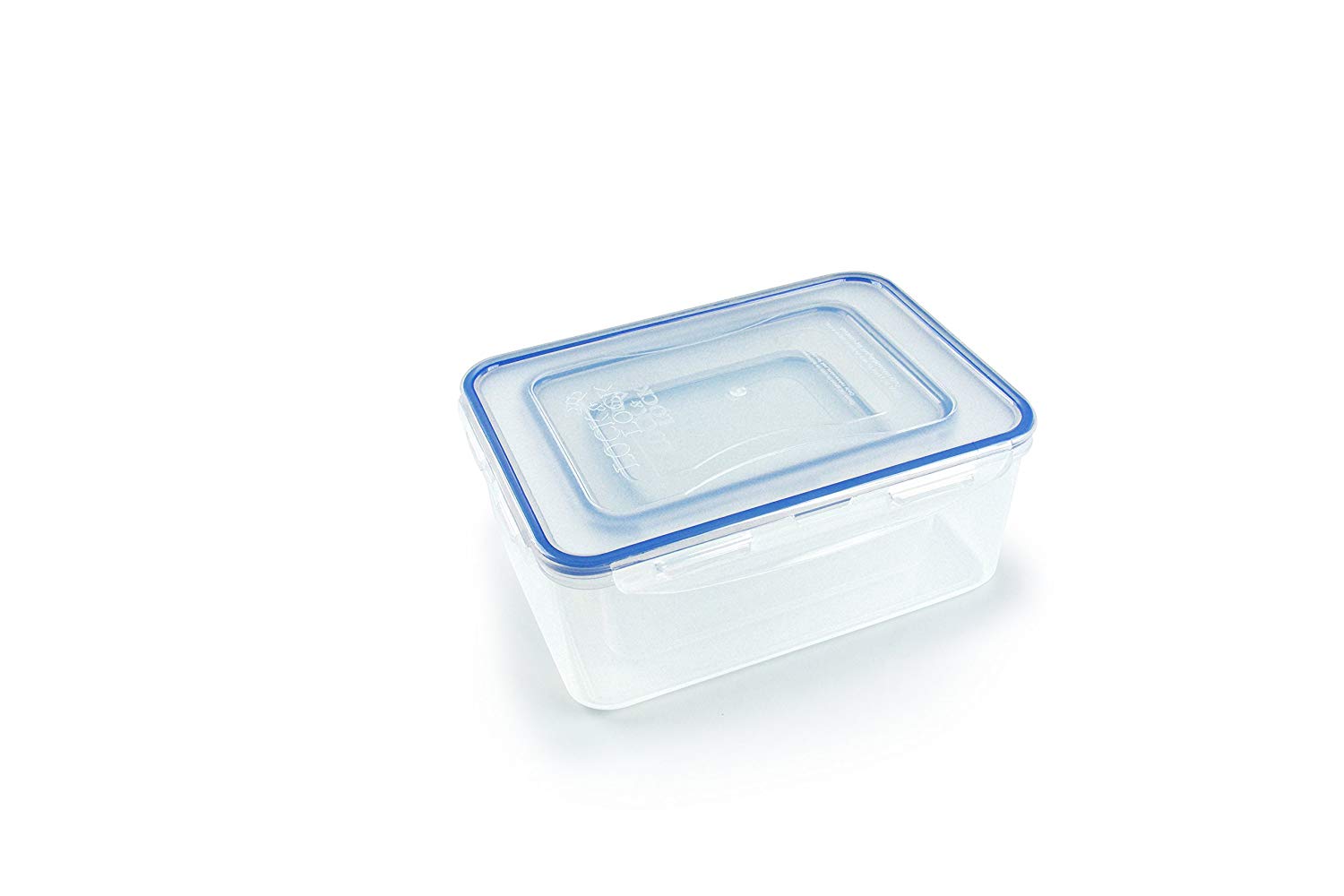 LocknLock Set of 3 Food Storage Containers with Lids Airtight, Leakproof, Rectangular Clear Plastic Food Storage Containers - Image 2
