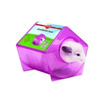 Kaytee Chinchilla Bath House, with Bath Sand, for Clean Healthy Fur Colours Vary (Purple/Blue/Green/Magenta)