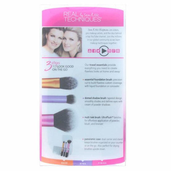 Real Techniques Technique Essentials Make-Up Brush Set - Image 3