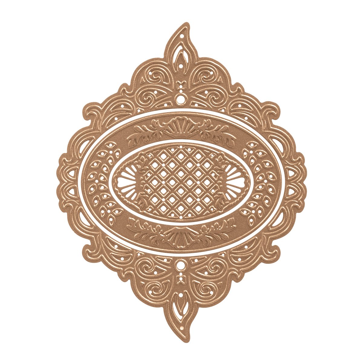 Spellbinders "Majestic Oval" Nestabilities Dies, Brown - Image 3