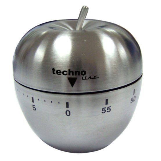 Technoline KZW III Timer Analogue Metal Apple Shape - Image 2
