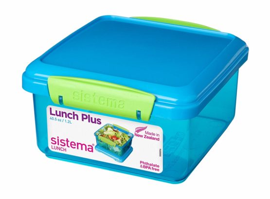 Sistema 31651 Lunch Plus-40.5 oz / 1.2 L, Assorted Colours, 1 item