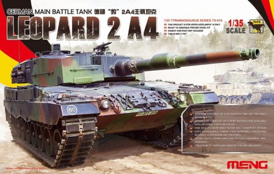 MENG "Model 1:35 German Main Battle Tank Leopard 2 A4 Kit (Multi-Colour)