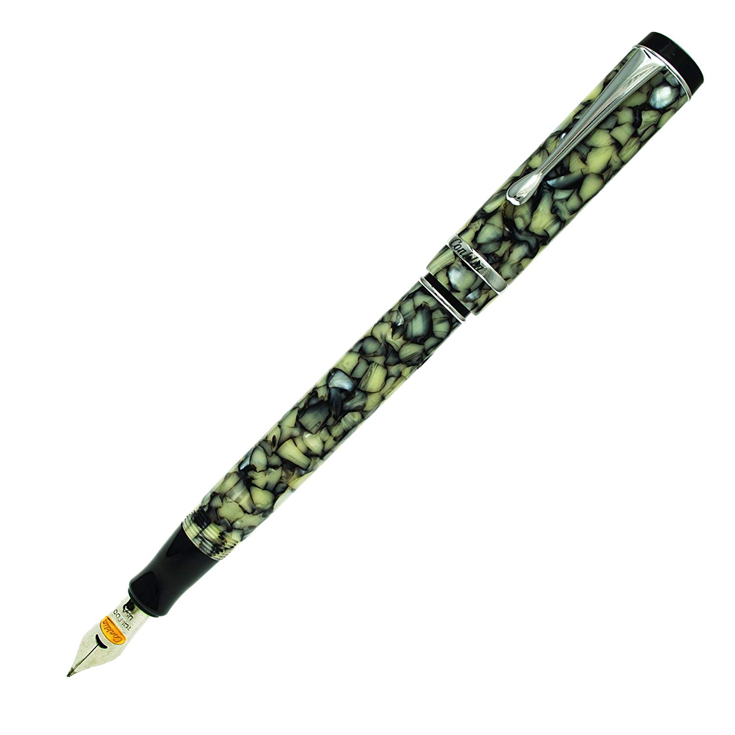 Conklin CK71317 Duragraph Cracked Ice Extra Fine Nib Fountain Pen
