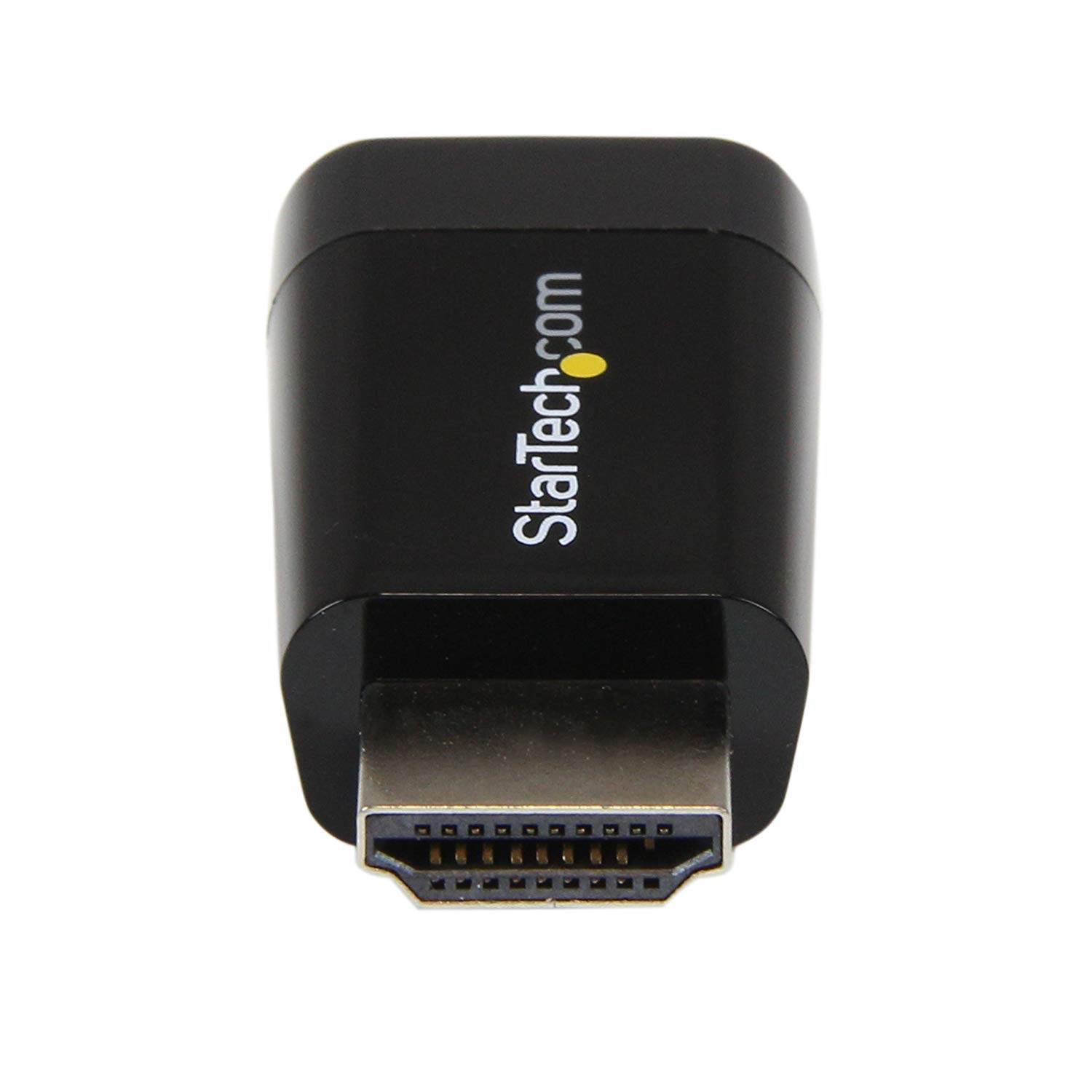 StarTech.com Compact HDMI to VGA Adapter Converter – Power Free HDMI Laptop to VGA Monitor / Projector Converter Box - 1920x1200 (HD2VGAMICRO) - Image 2