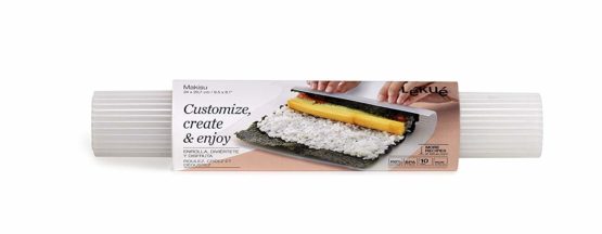 Lekue Silicone Makisu Mat, Clear, Clear