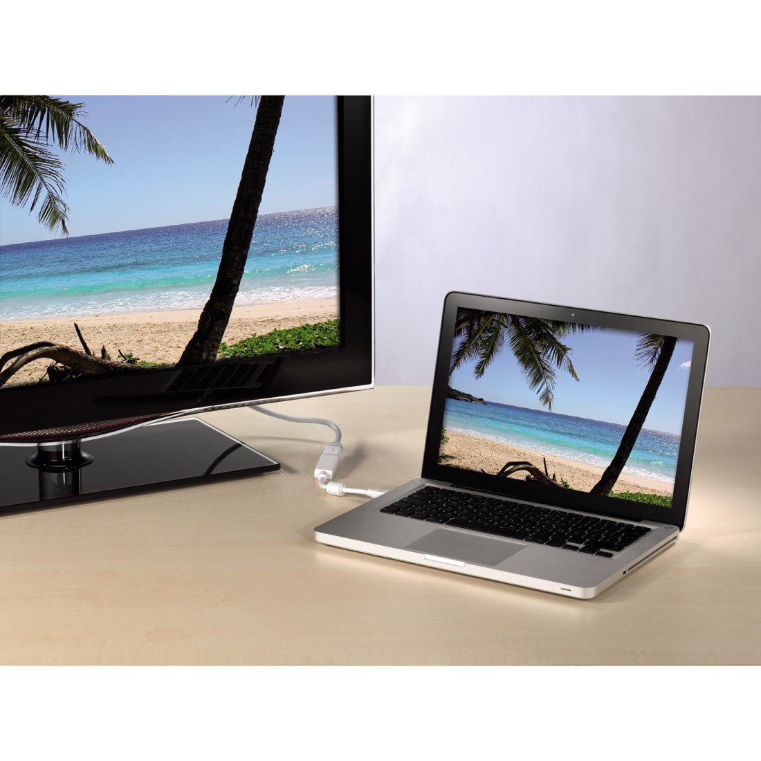 Hama 53246 Mini DisplayPort to HDMI Adapter, White - Image 4
