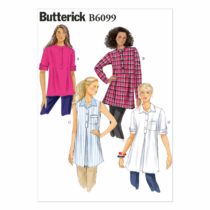 Butterick Patterns 6099 ZZ Sizes Large 16 - 18/ Extra-Large 20 - 22/ Extra-Large 24 - 26 Misses Tunic