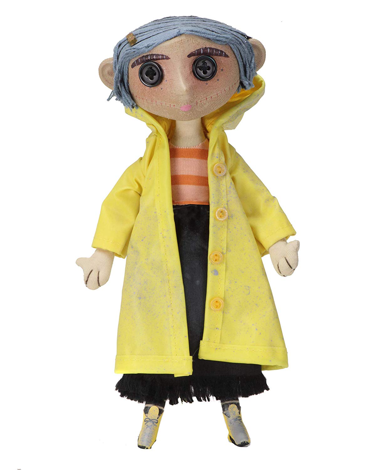 NECA Star images 49501.0 Coraline 10" Doll, Yellow, 10 inches