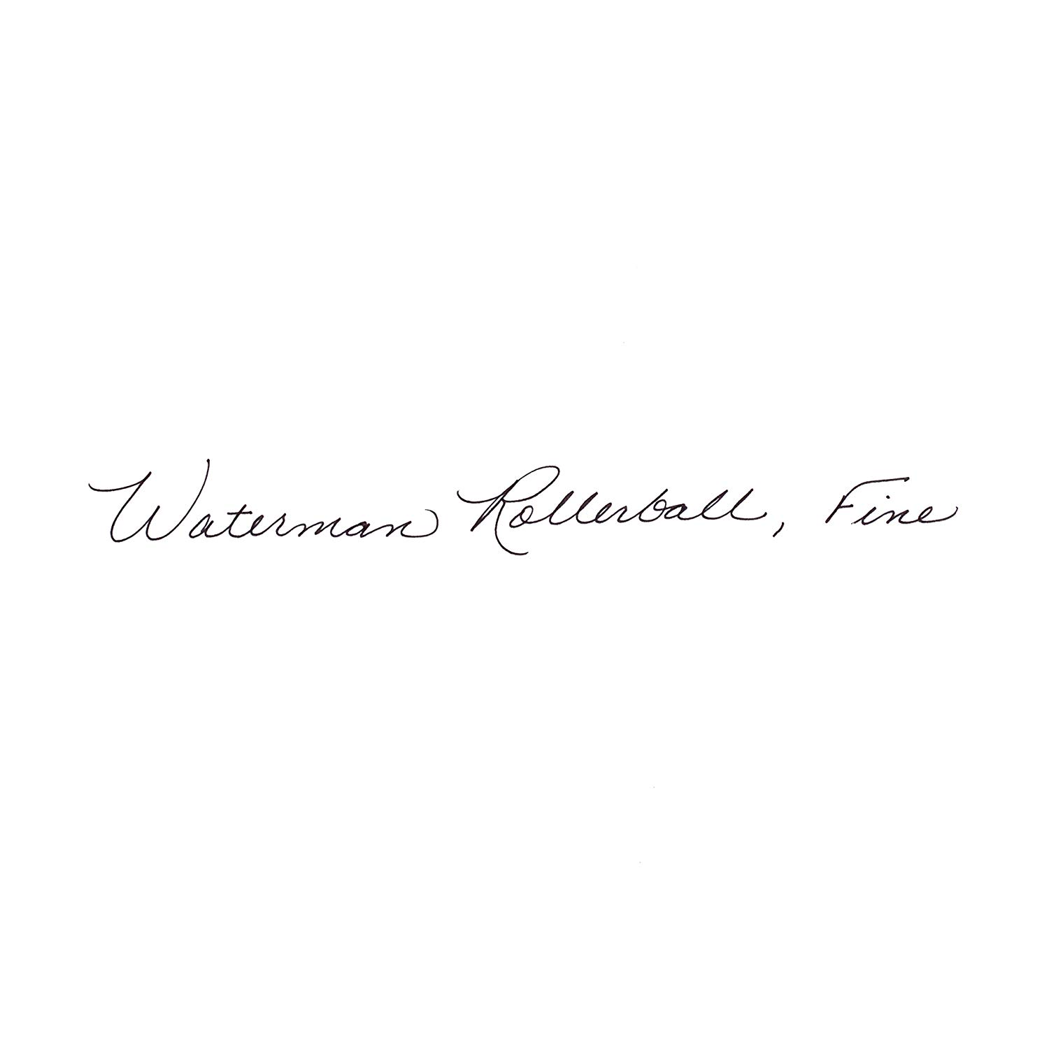 Waterman Expert Rollerball Pen Gloss Black with 23 k Gold Trim Fine Point Black Ink Gift Box - Image 4
