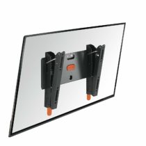 Vogel's BASE 15M tiltable TV wall bracket for 32-55 inch (81-140 cm) TVs, max. 66 lbs (30 kg), TV wall mount also compatible for LED, QLED and OLED TVs, VESA 100x100 to 400x400, black